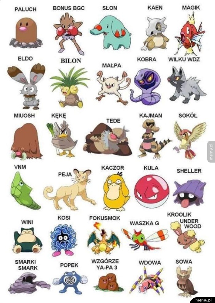 Co by było, dyby polscy raperzy byli pokemonami: