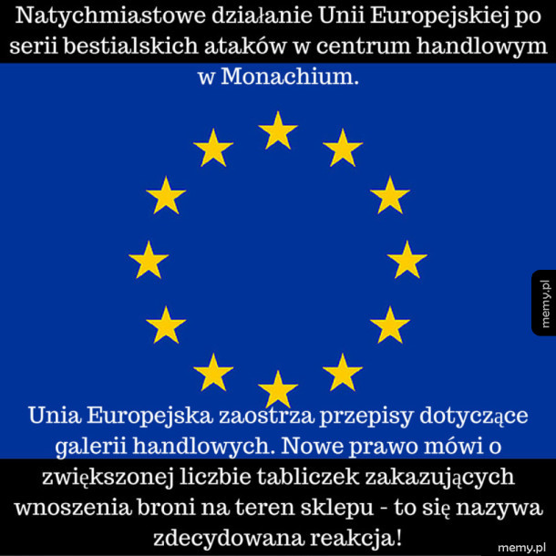 Natychmiastowa reakcja Unii Europejskiej