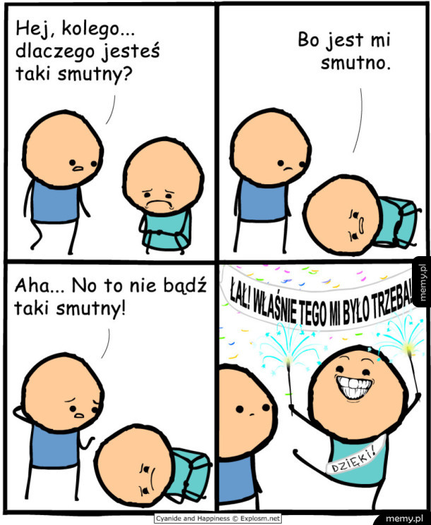 Jak ludzie myślą, że da się wyleczyć z depresji...