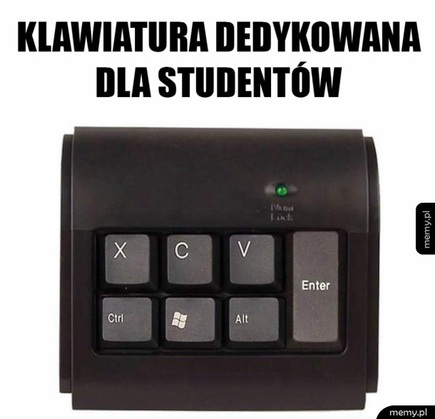 Studencka klawiatura
