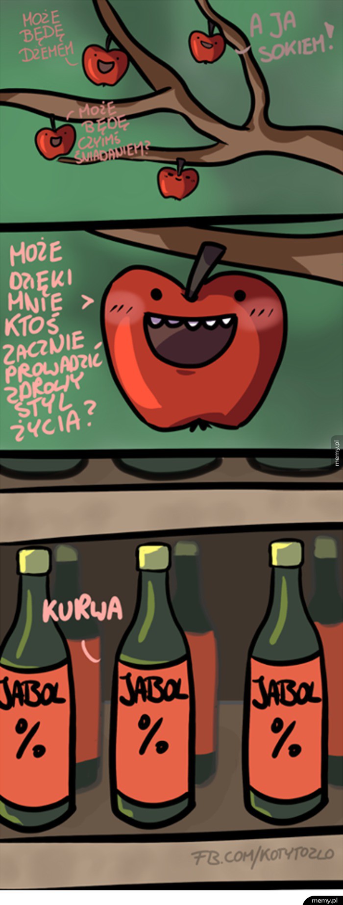 Smutna historia pewnych jabłuszek  