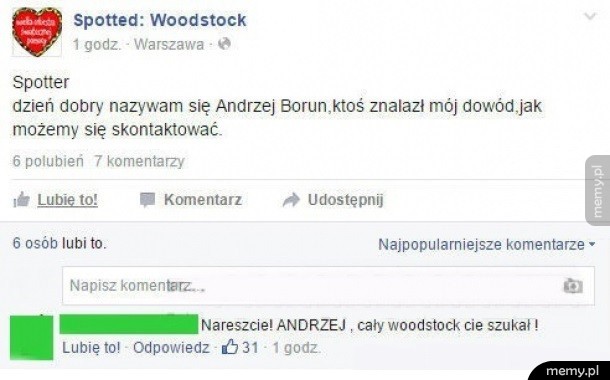 Poszukiwany na Woodstocku