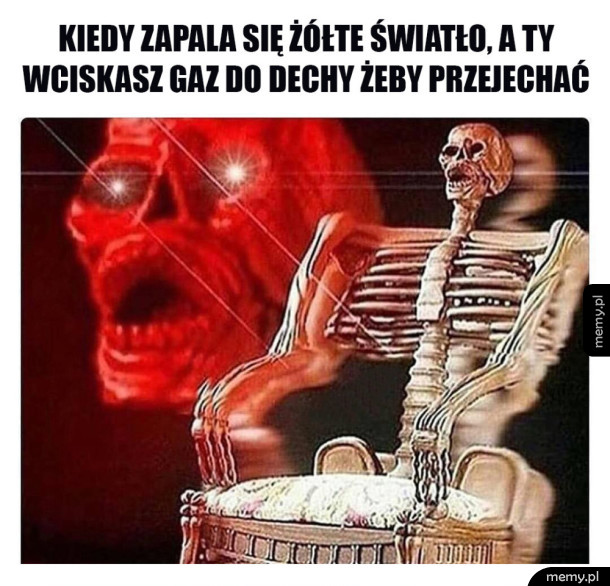Jazda na żółtym świetle